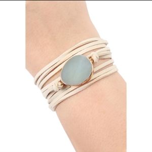 New Jade green wrap bracelet